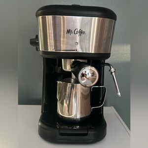 Mr. Coffee Espresso Machine. Used a handful of times. Paid $100